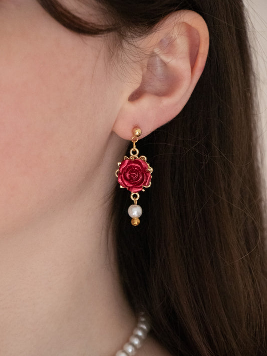 DÉCLARATION | Boucles d'oreilles rose