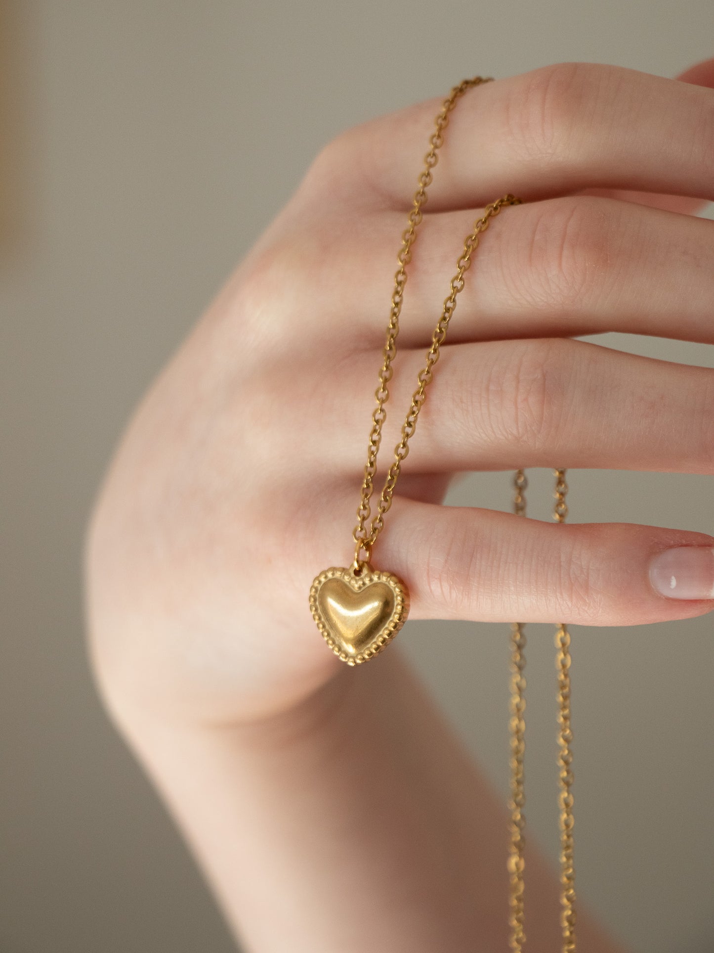 ROMANCE | Collier fin pendentif coeur