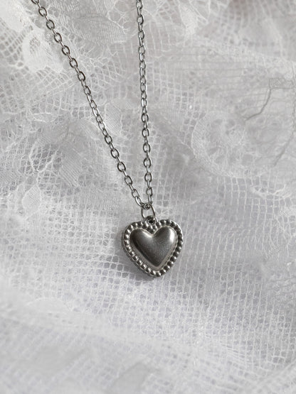 ROMANCE | Collier fin pendentif coeur